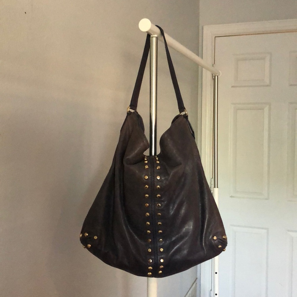 Michael Kors studded Uptown Astor Hobo bag